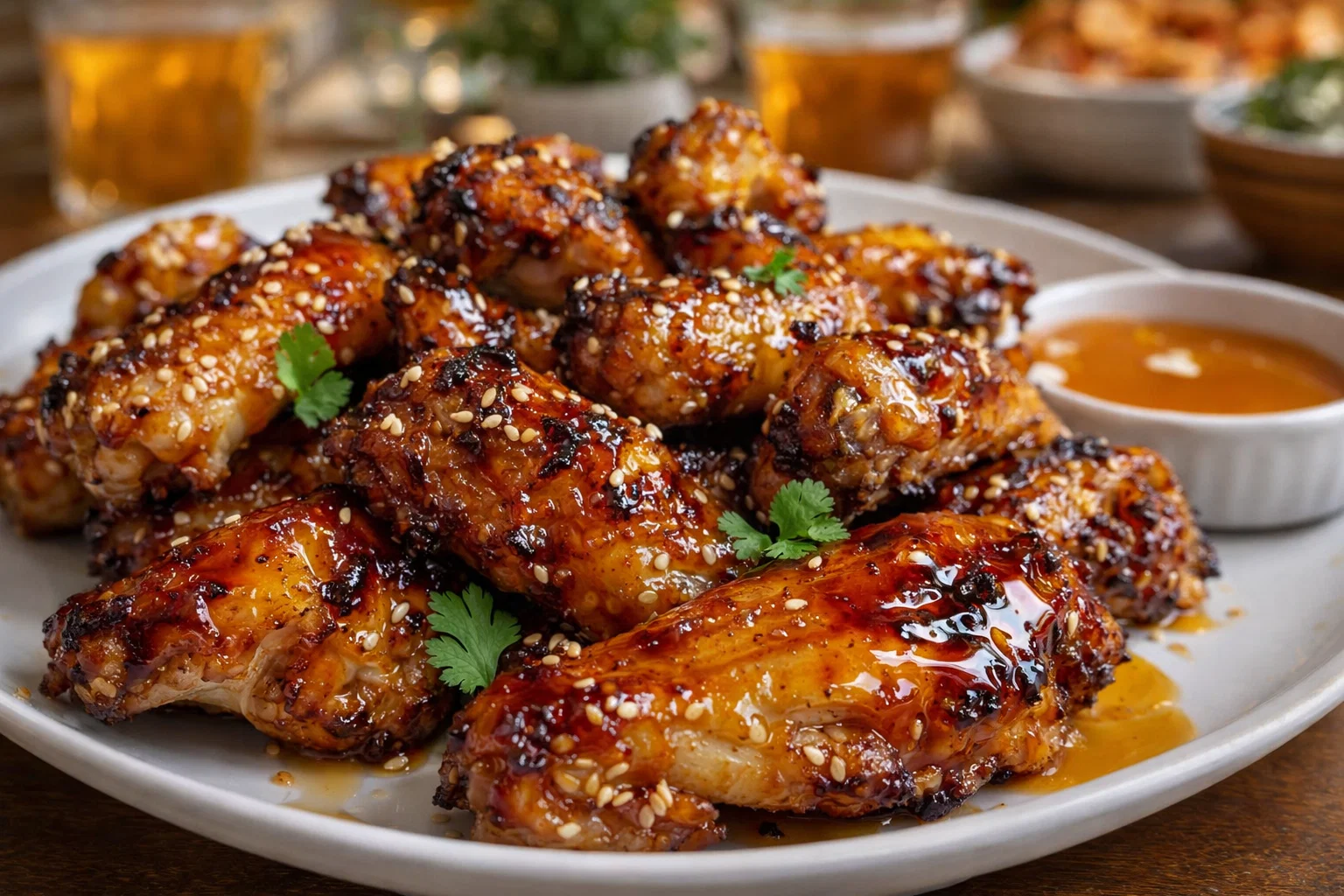 Tasty Pineapple-Teriyaki Chicken Wings