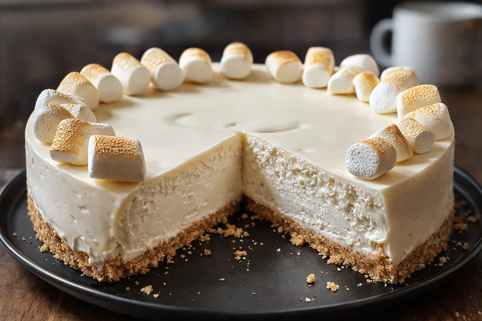 Tasty Marshmallow Cheesecake Delight