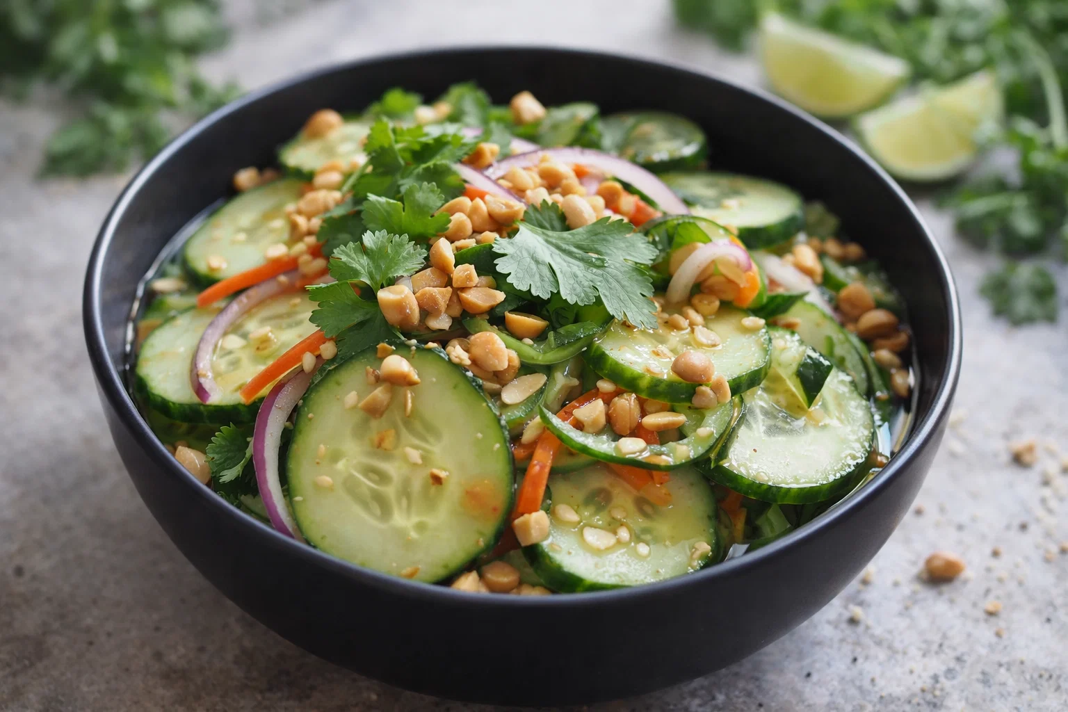 Refreshing Thai Cucumber Salad