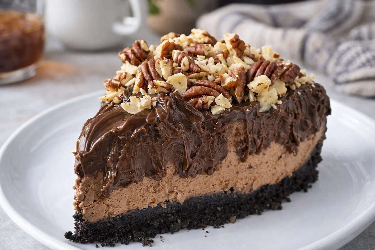 Cozy Chocolate Cheesecake