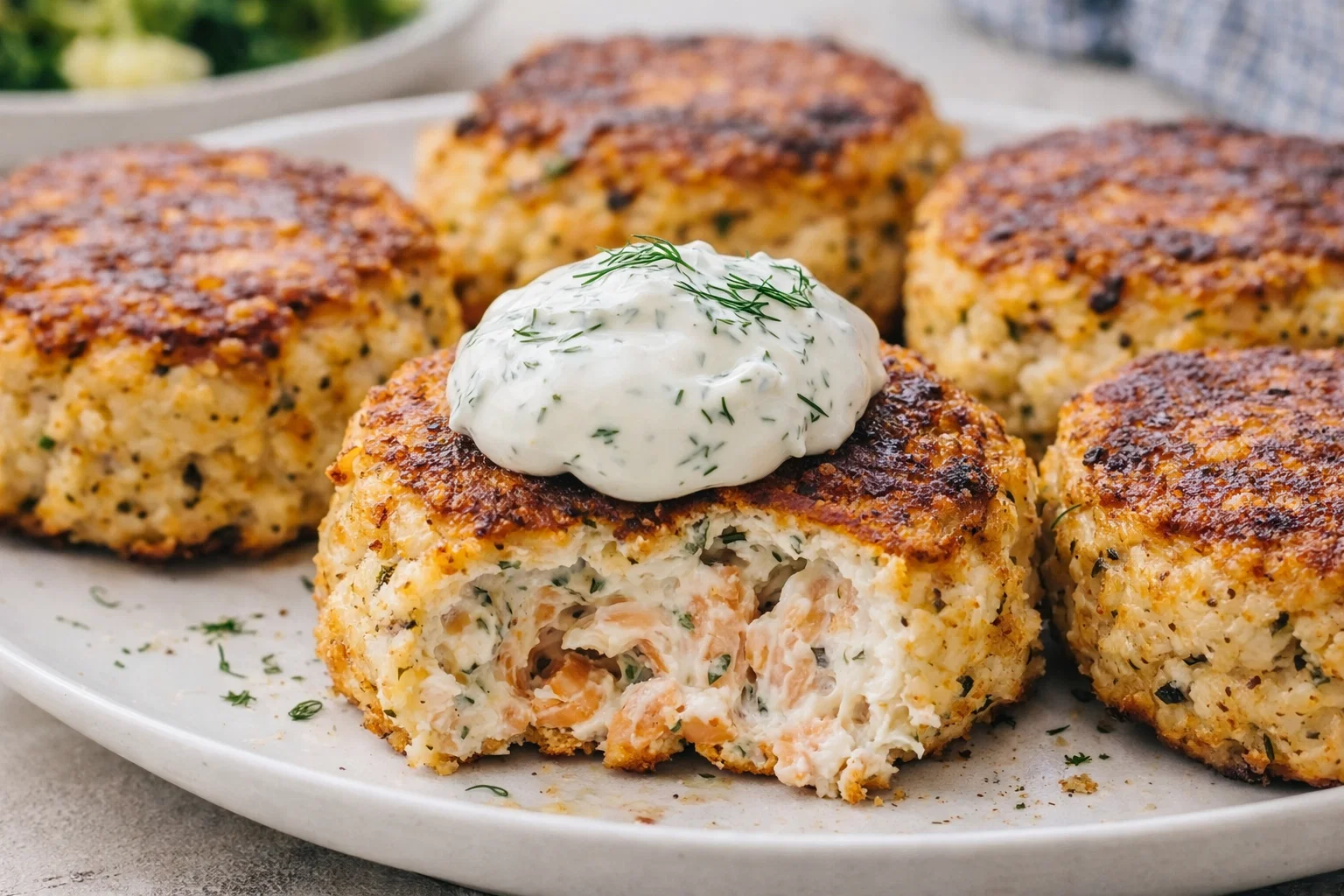The Best Salmon Patties Dinner