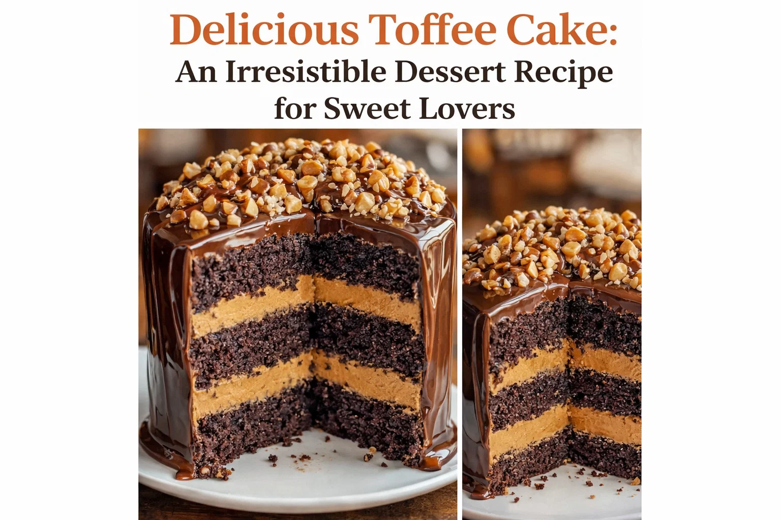 The Best Toffee Cake