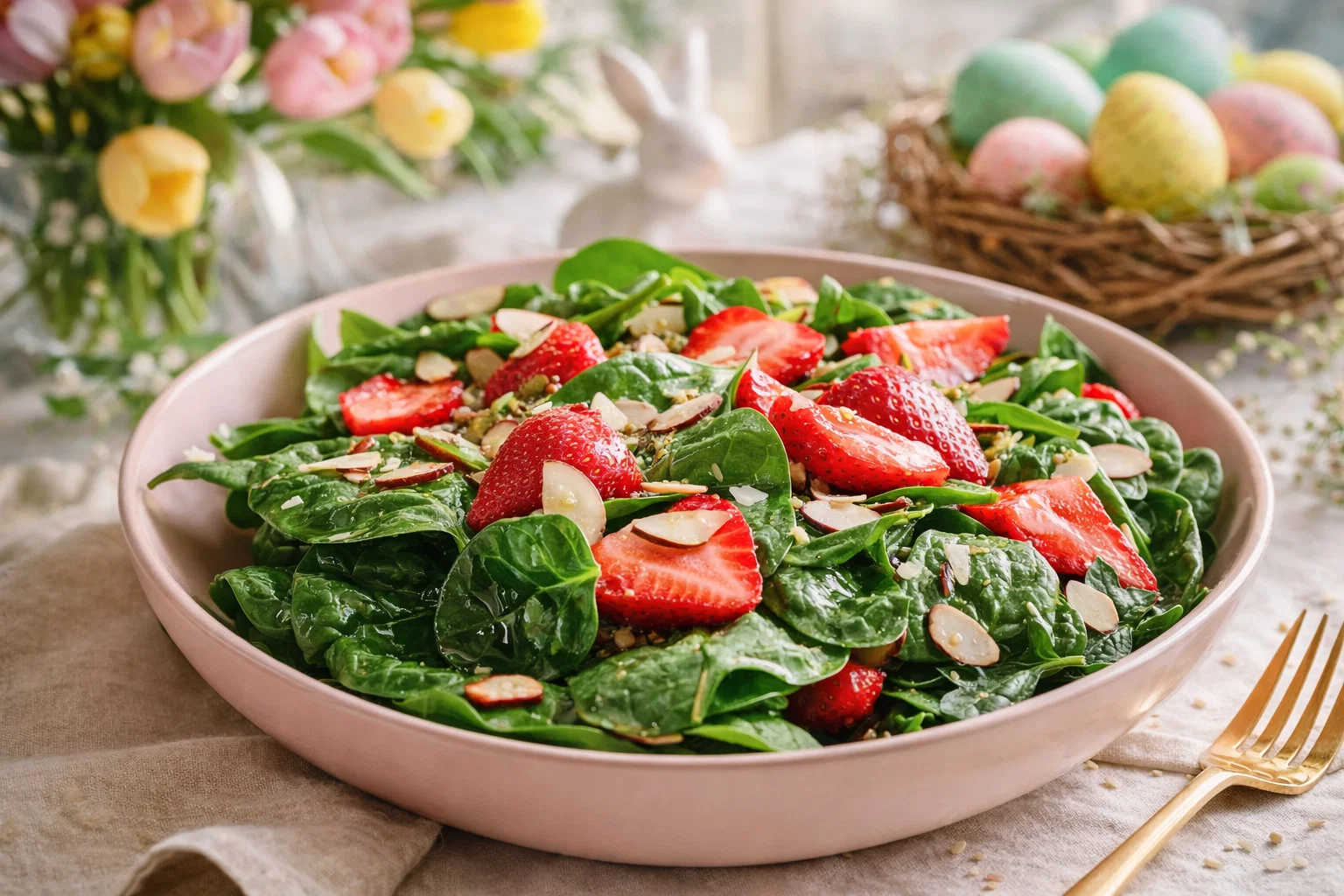 Best Easter Spinach Salad