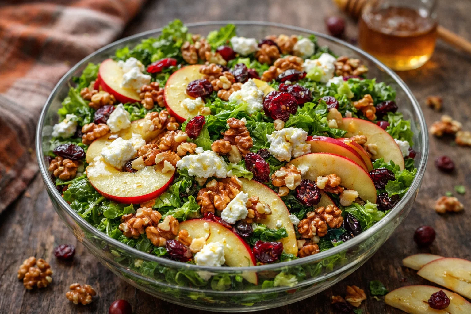 Cozy Honeycrisp Apple Feta Salad