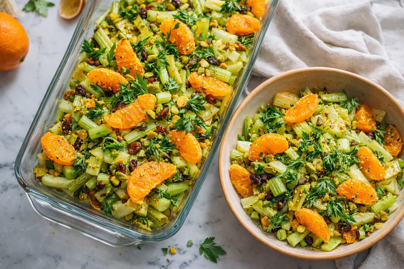 Crispy Celery Orange Salad