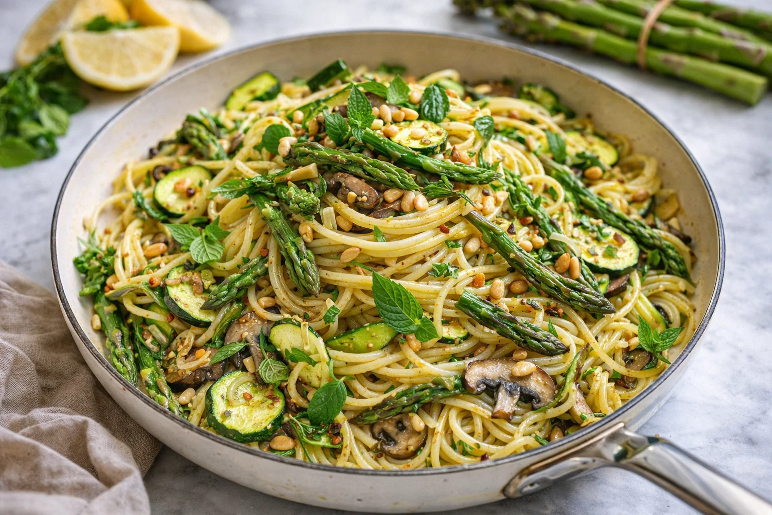 Best Asparagus And Zucchini Pasta Salad