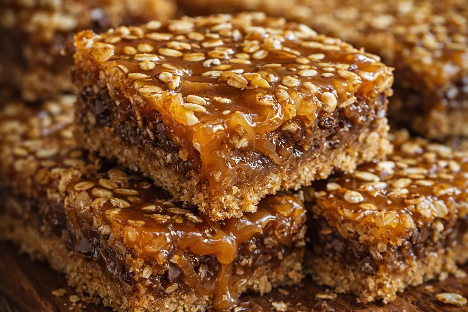 Easy Caramel Crush Bars Dessert Recipe