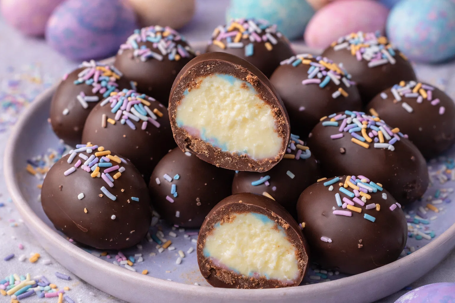 The Best Easter Egg Cheesecake Dessert