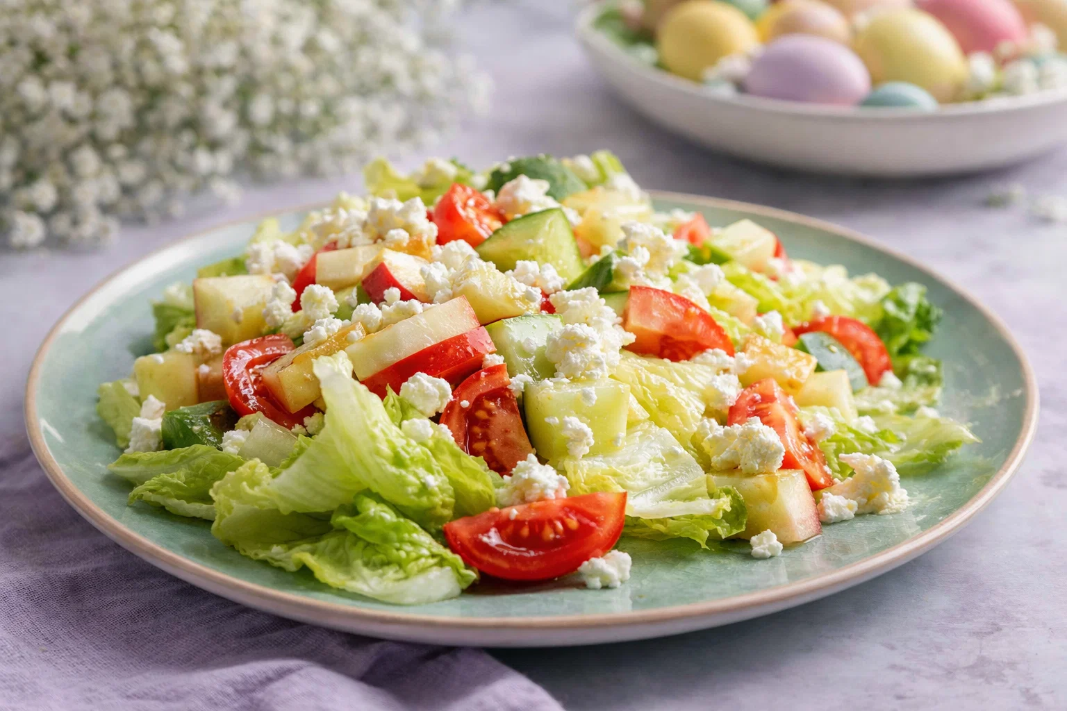 Tasty Easter Romaine Salad