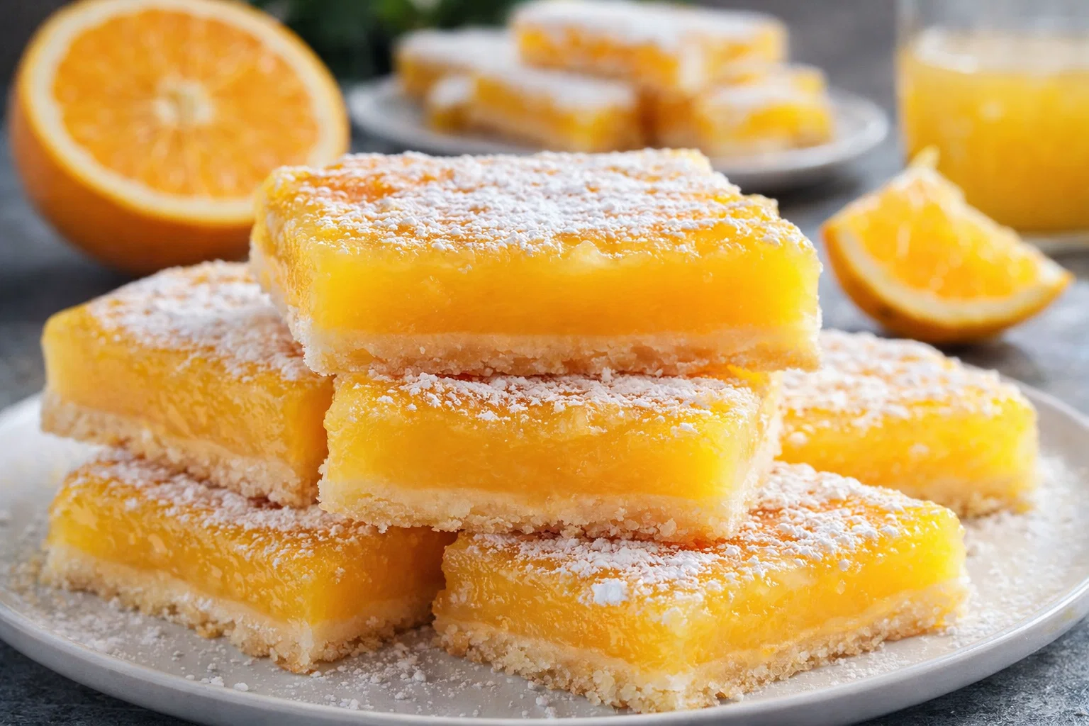 The Best Orange Bars Dessert Recipe