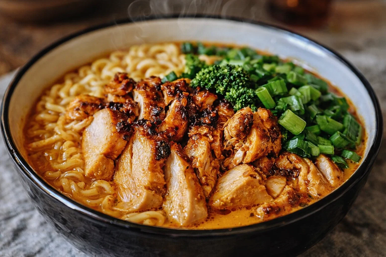 Easy Spicy Chicken Ramen Dinner Recipe