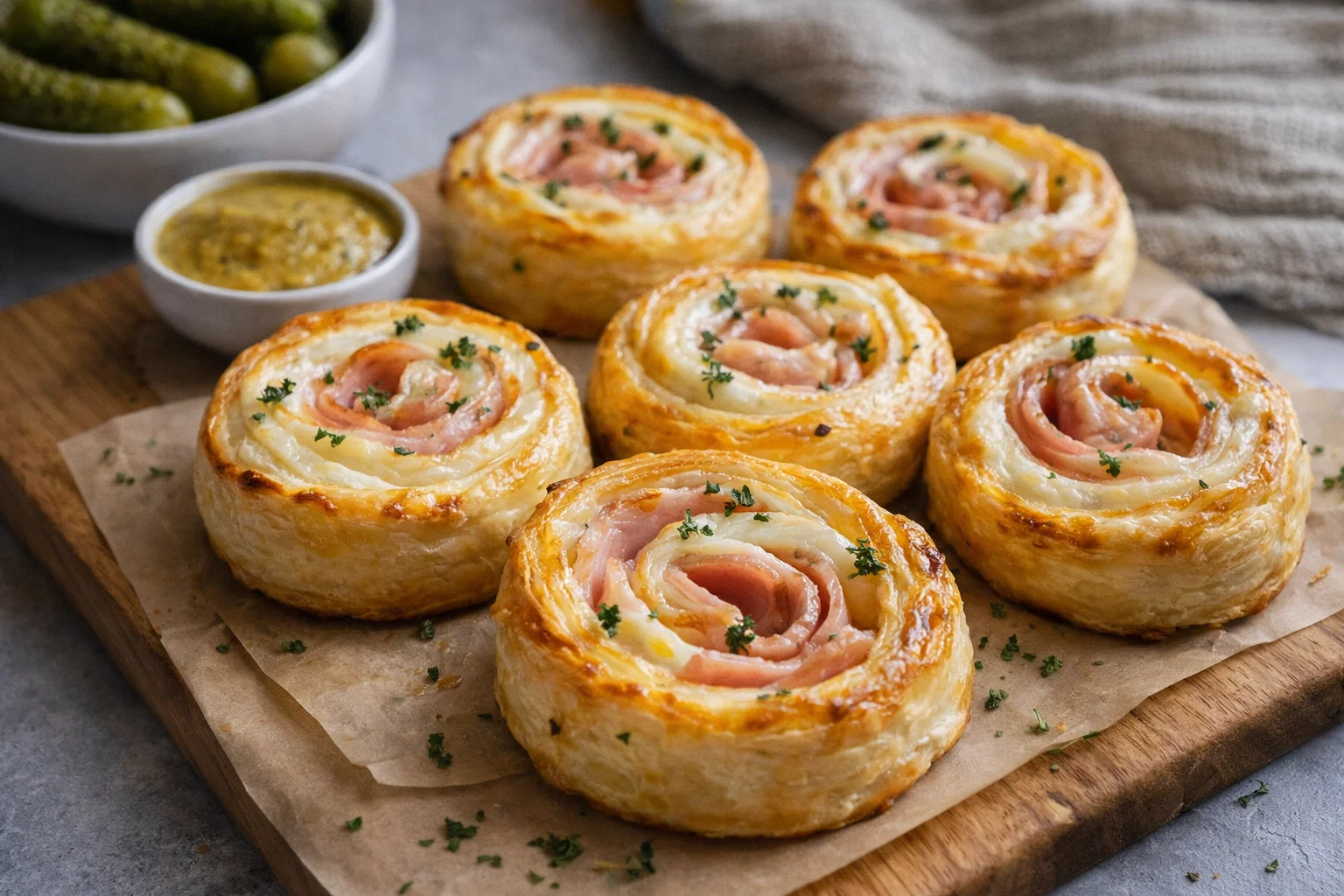 Easy Ham and Cheese Pinwheels Snack