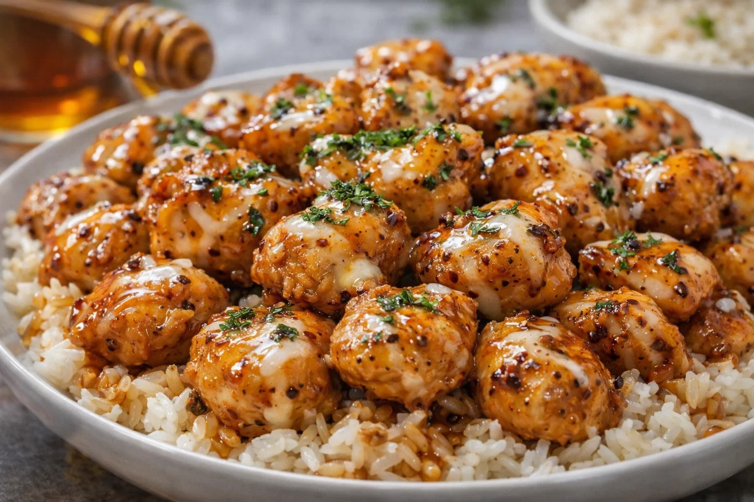 Easy Honey Garlic Chicken Bites Recipe