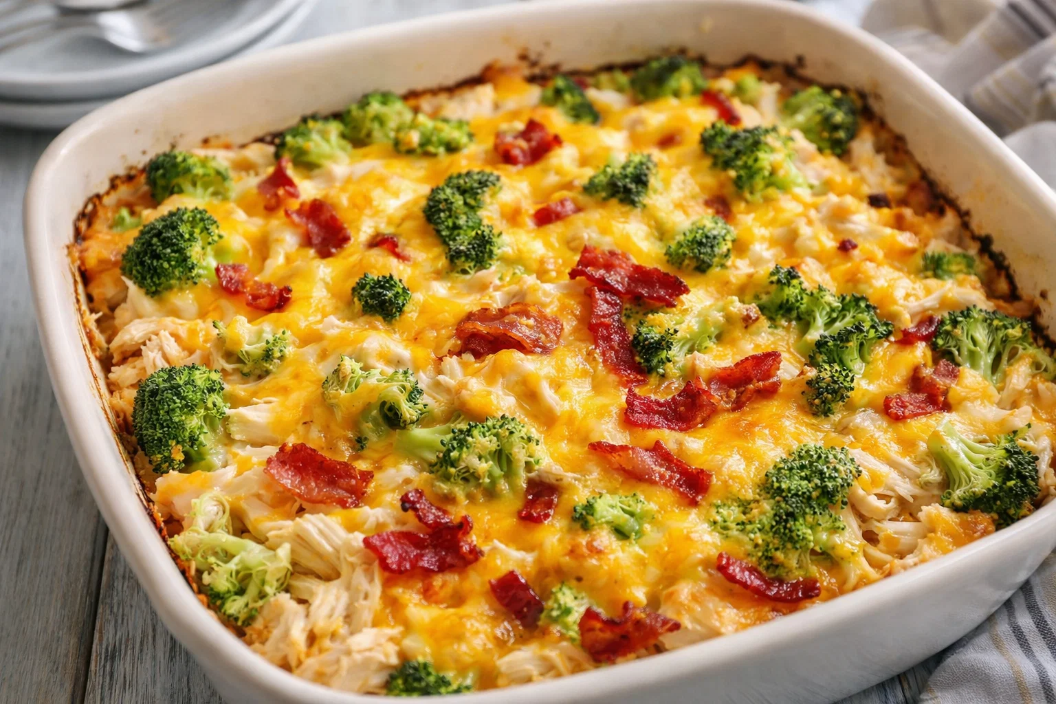 Easy Low Carb Chicken Casserole Dinner