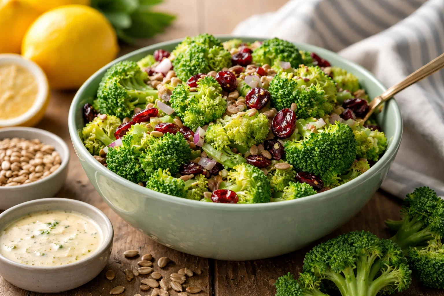 Irresistible Lemon Broccoli Salad
