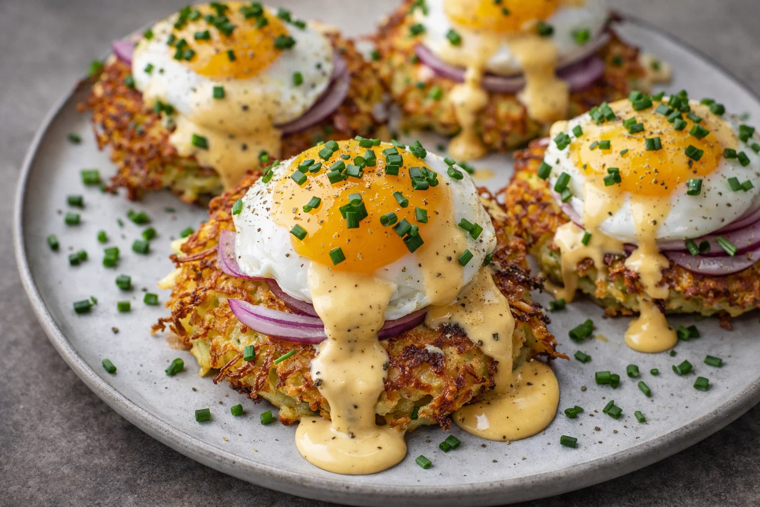 The Best Latke Eggs Benedict Brunch