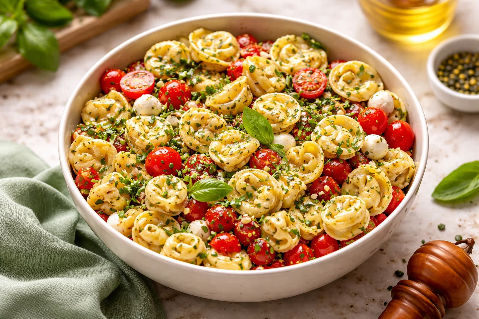 Mediterranean Easter Tortellini Salad