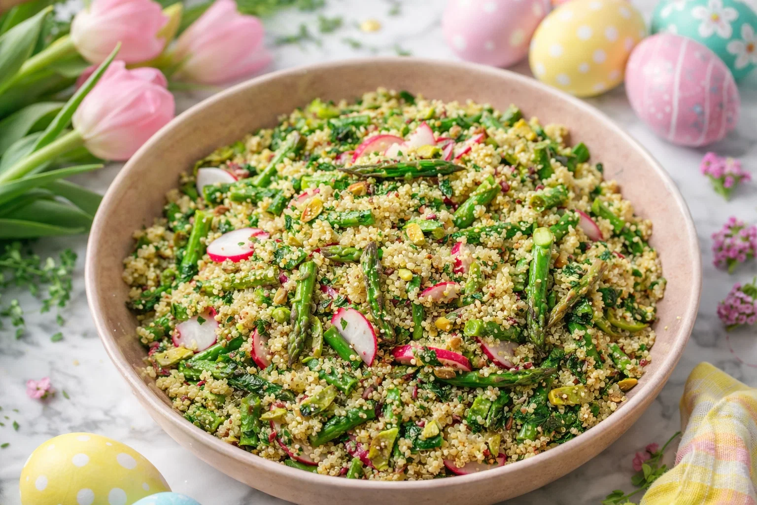 Asparagus Easter Quinoa Salad