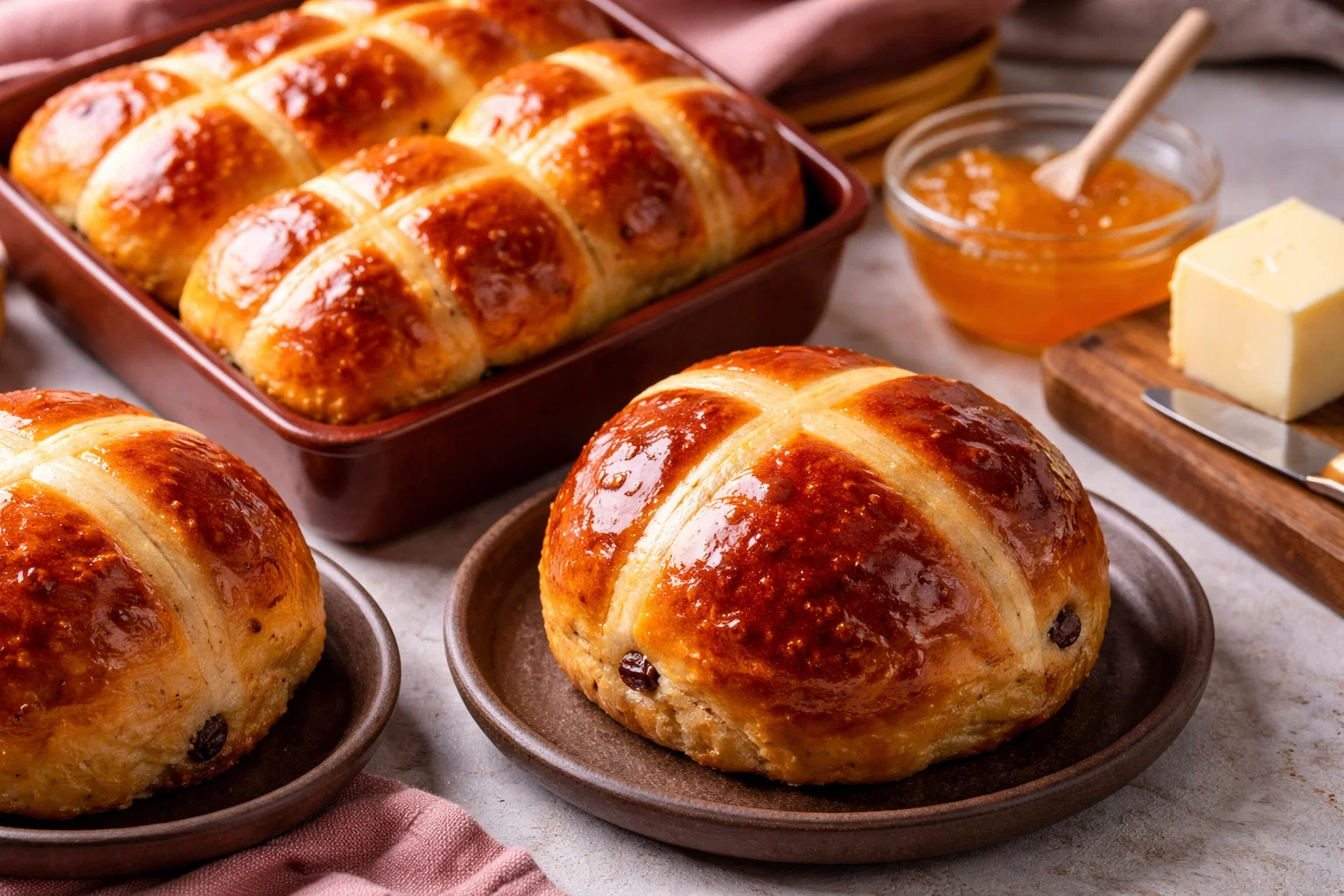 Traditional Xl Hot Cross Buns