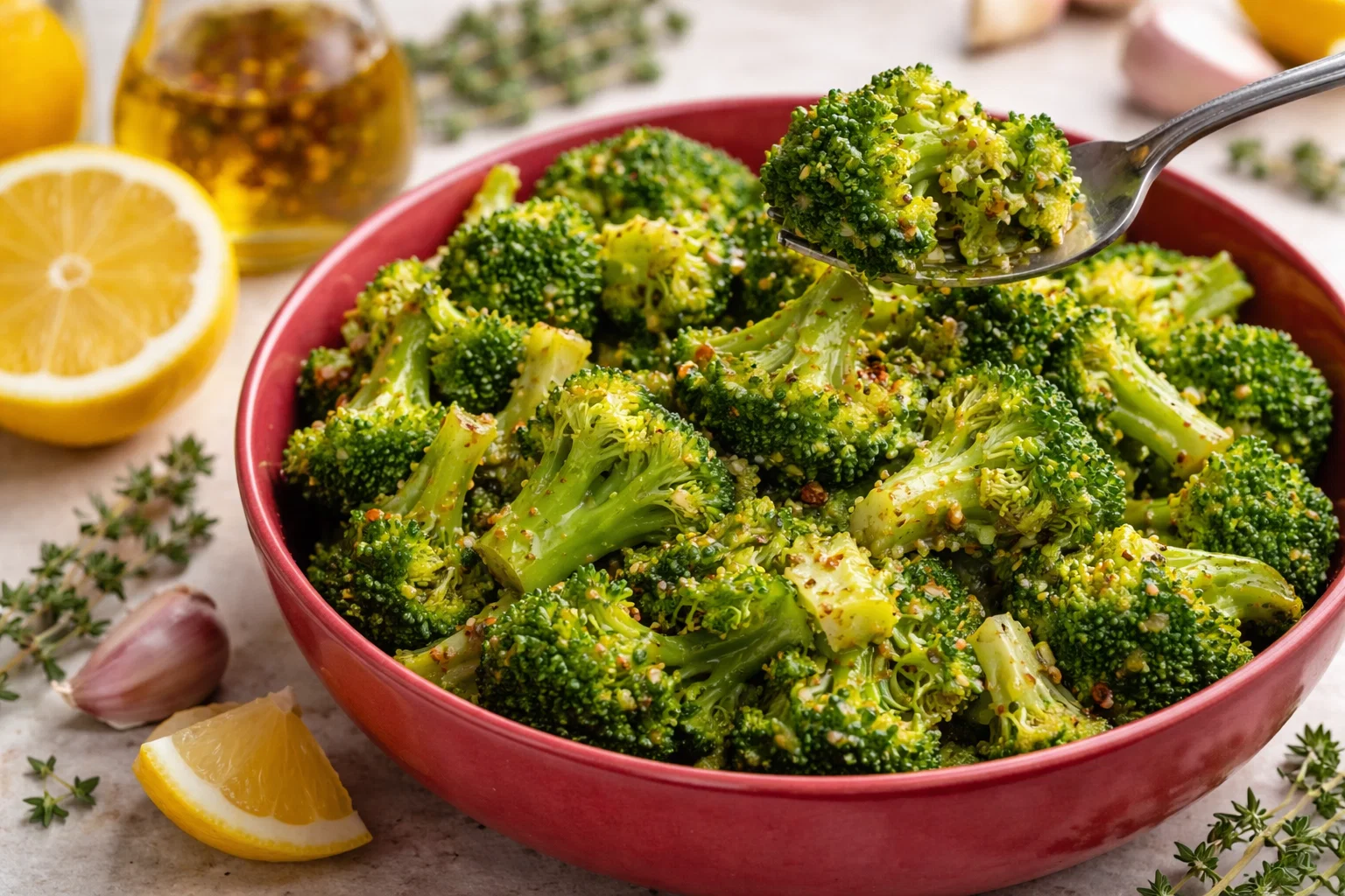 Zesty Broccoli Salad With Italian Dressing