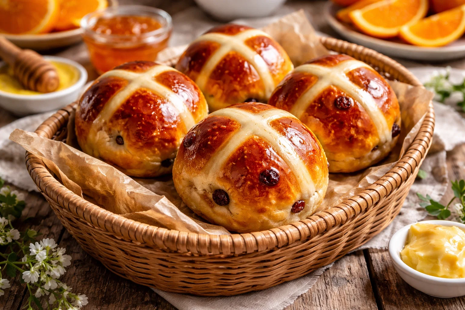 Best Traditional British Hot Cross Buns