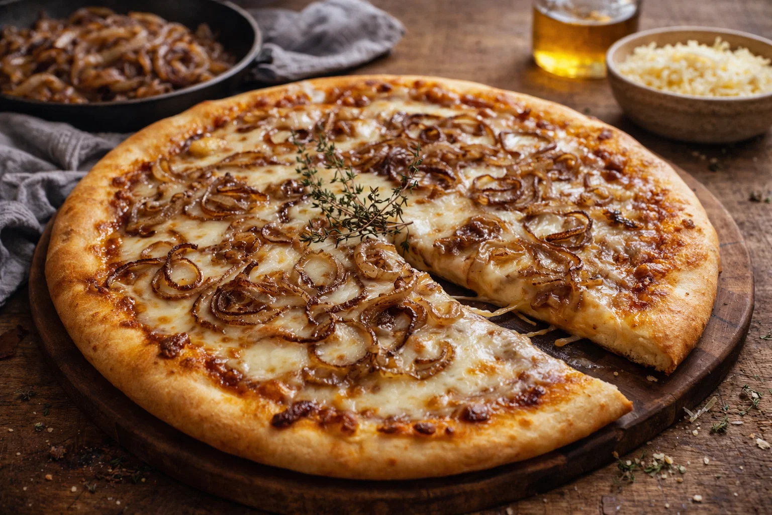 Cozy Homemade French Onion Pizza Recipe