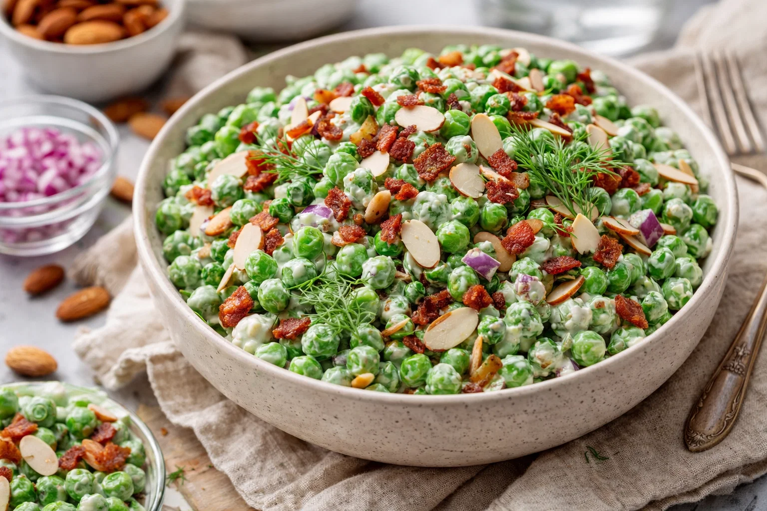 Mouthwatering Greek Yogurt Pea Salad