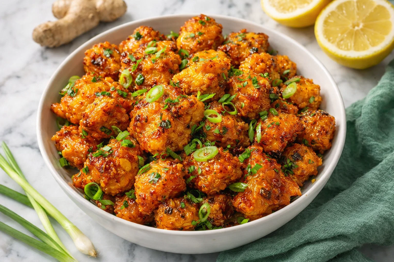 Easy Air Fryer Lemon Chicken