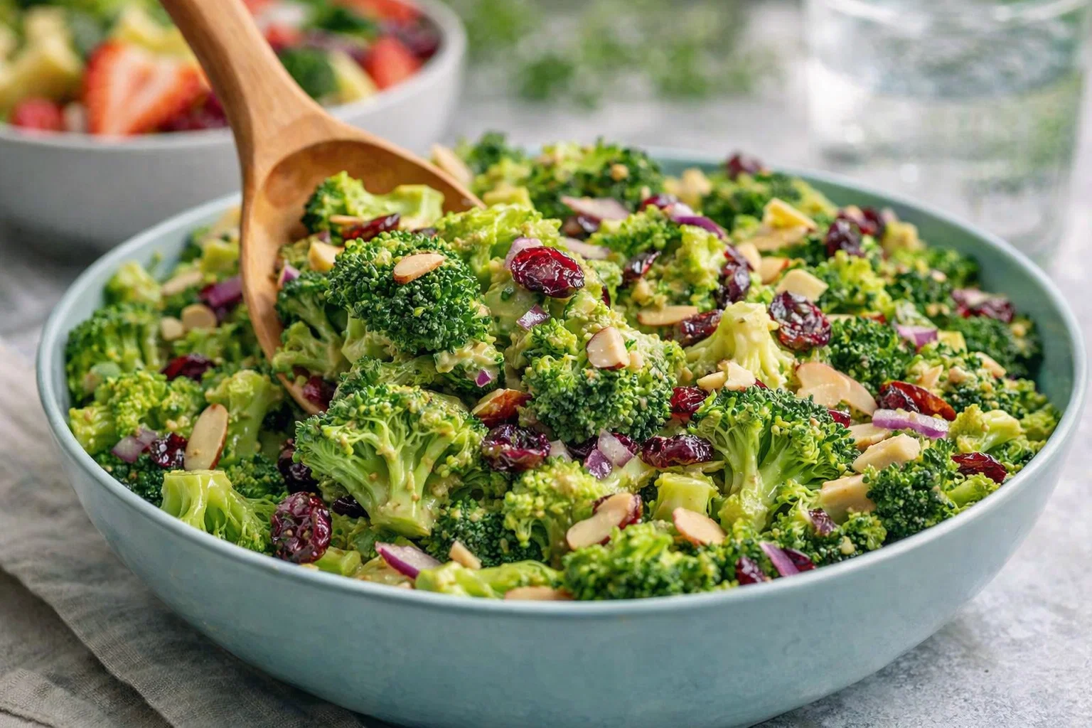 Easy Broccoli Salad With Honey Mustard Dressing