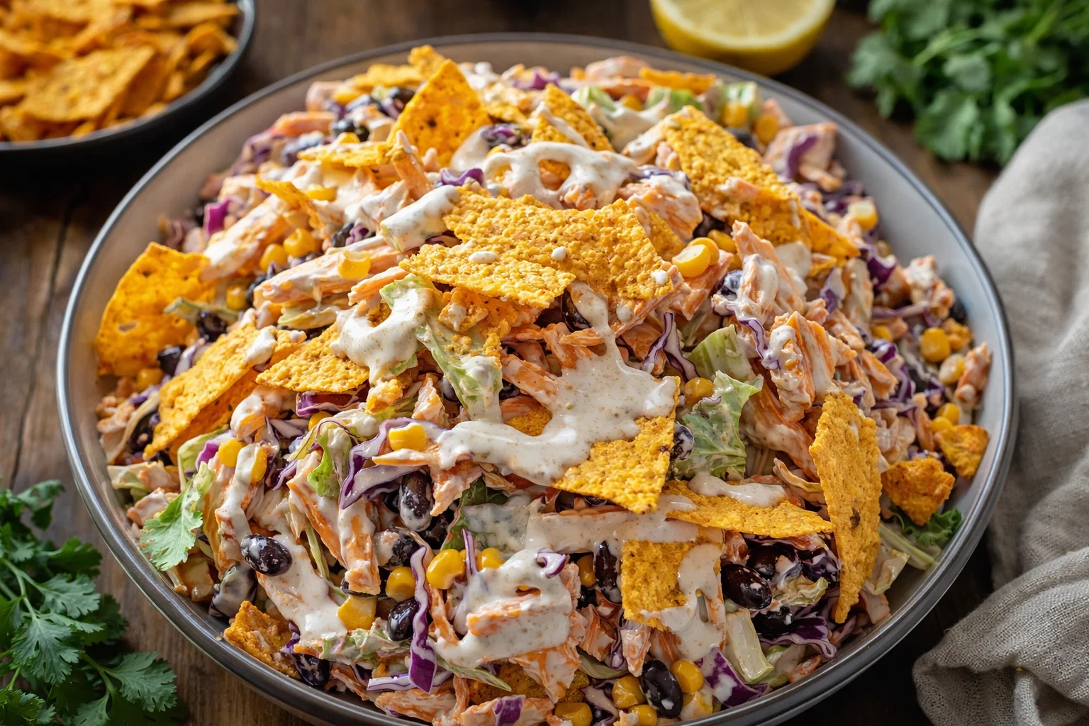 Easy Frito Cowboy Cabbage Salad Recipe