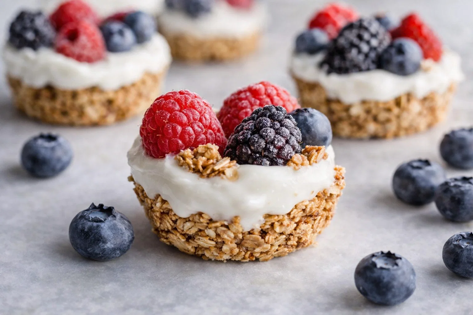 Easy Frozen Yogurt Granola Cups Recipe