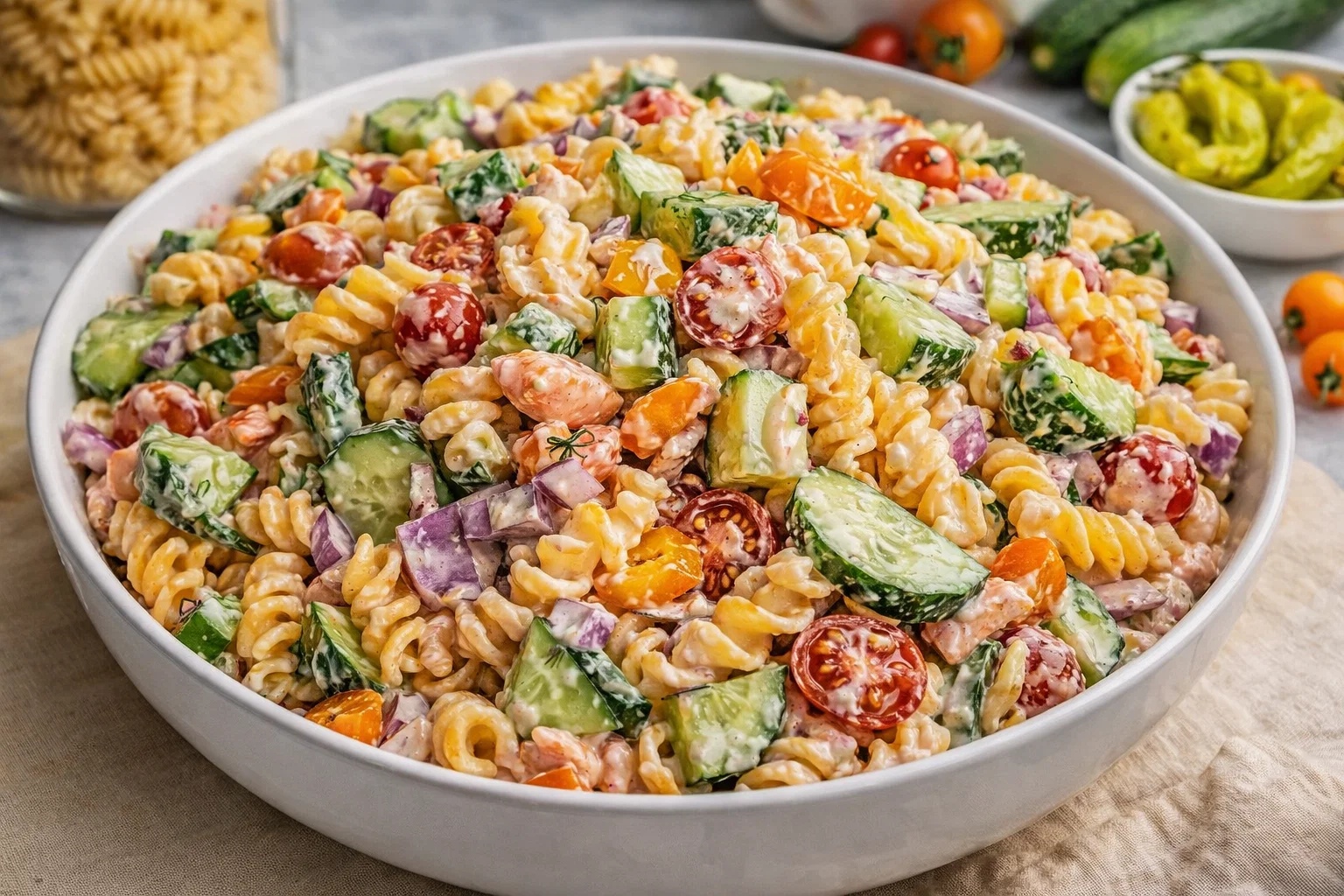 Tasty Grinder Pasta Salad Easy Recipe