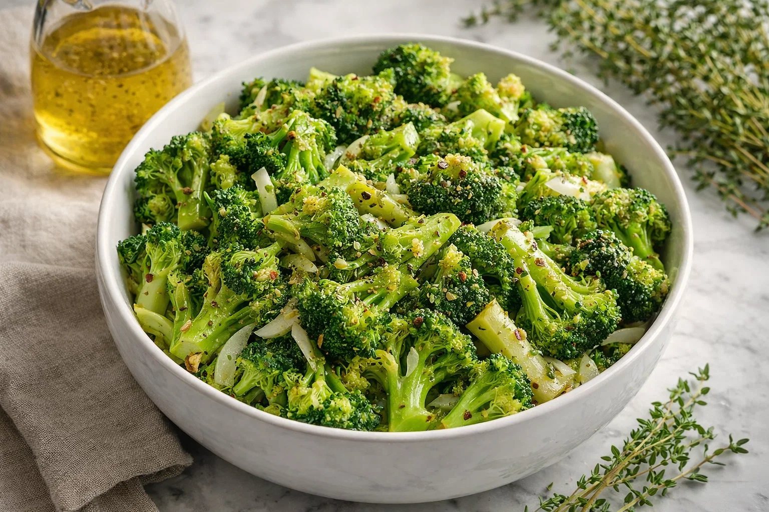 Quick Broccoli Salad With Italian Dressing