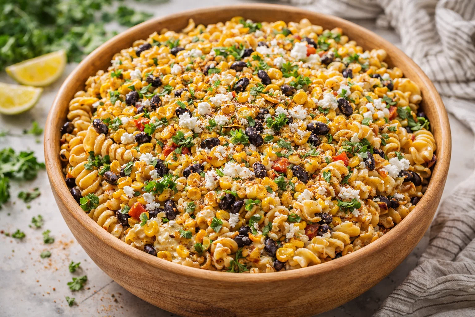 Mouthwatering Vegan Mexican Street Corn Pasta Salad
