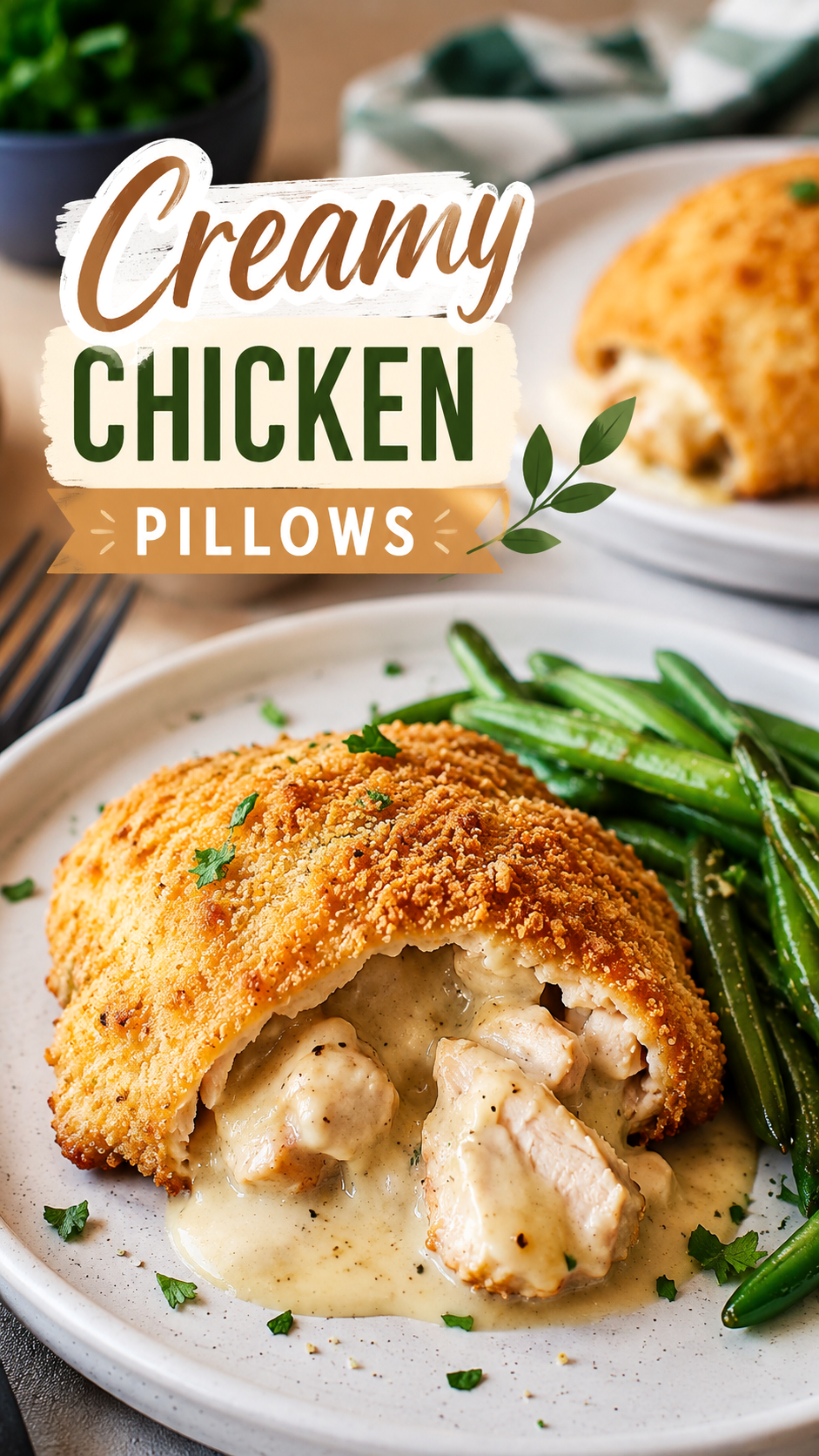 Creamy Chicken Pillows Recipe for Easy Crispy Chicken Dinner
