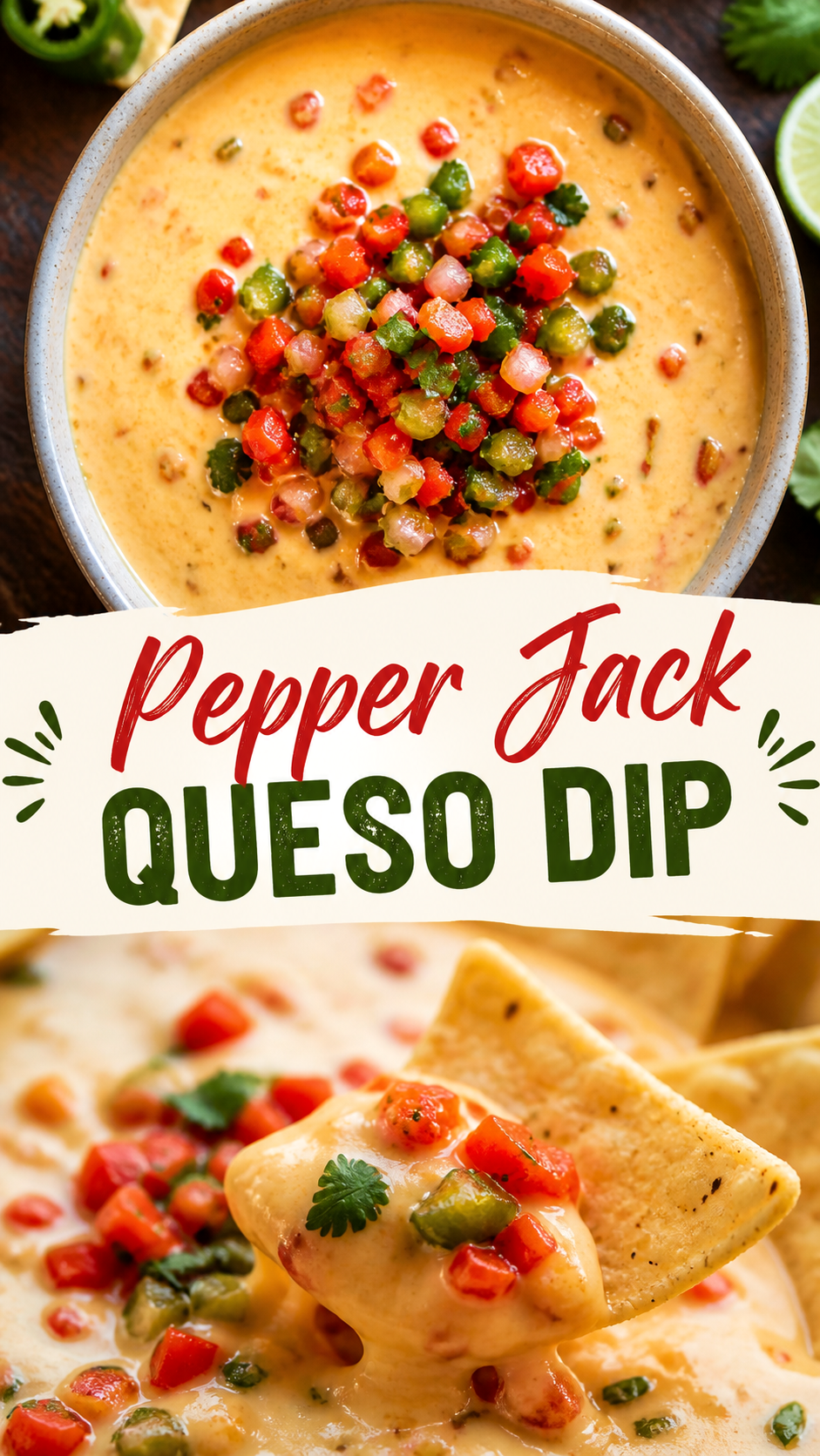 Pepper Jack Queso Dip Recipe  Easy Cheesy Appetizer for Game Day Parties