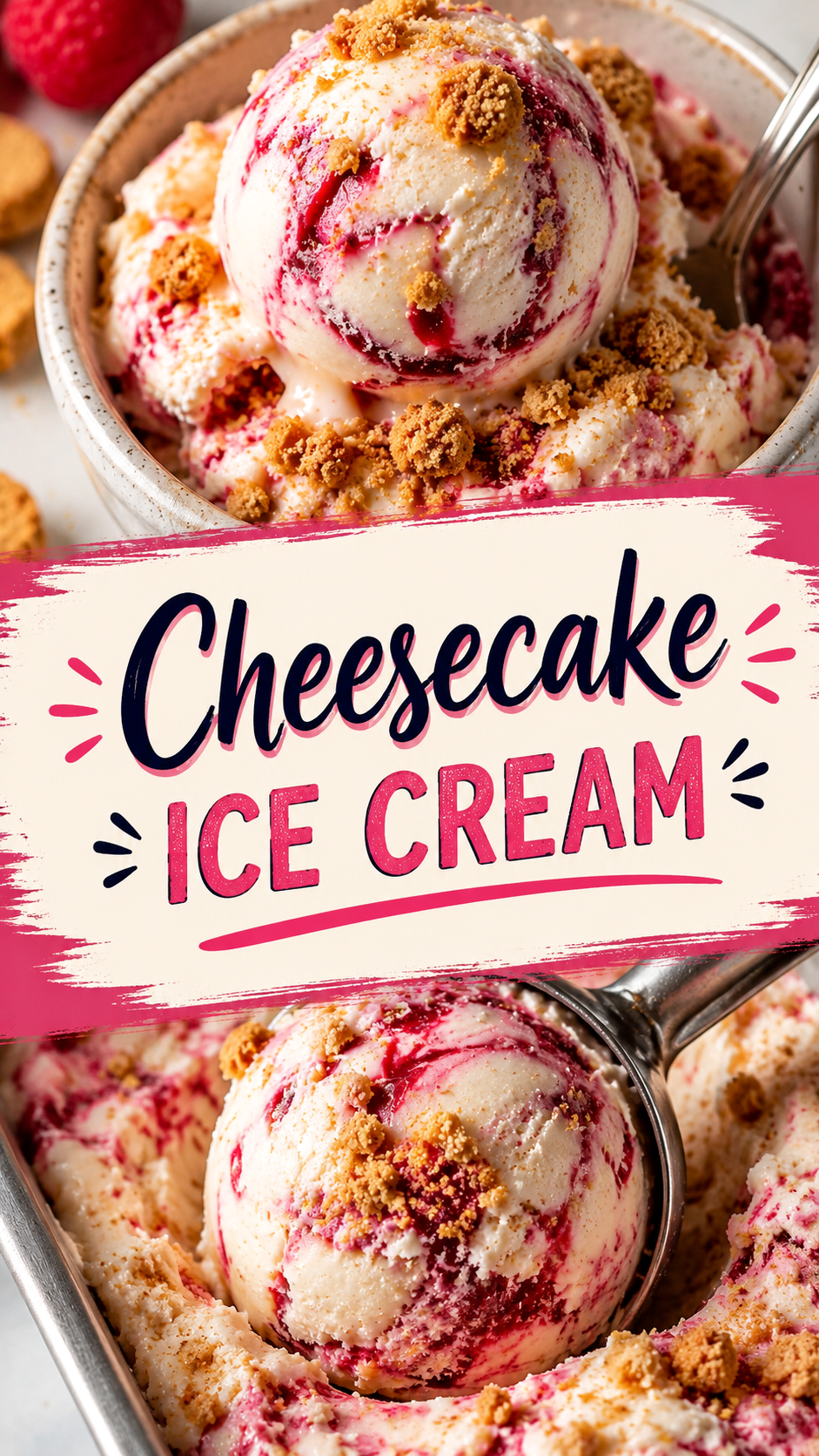 Strawberry Cheesecake Ice Cream Recipe for Summer Desserts