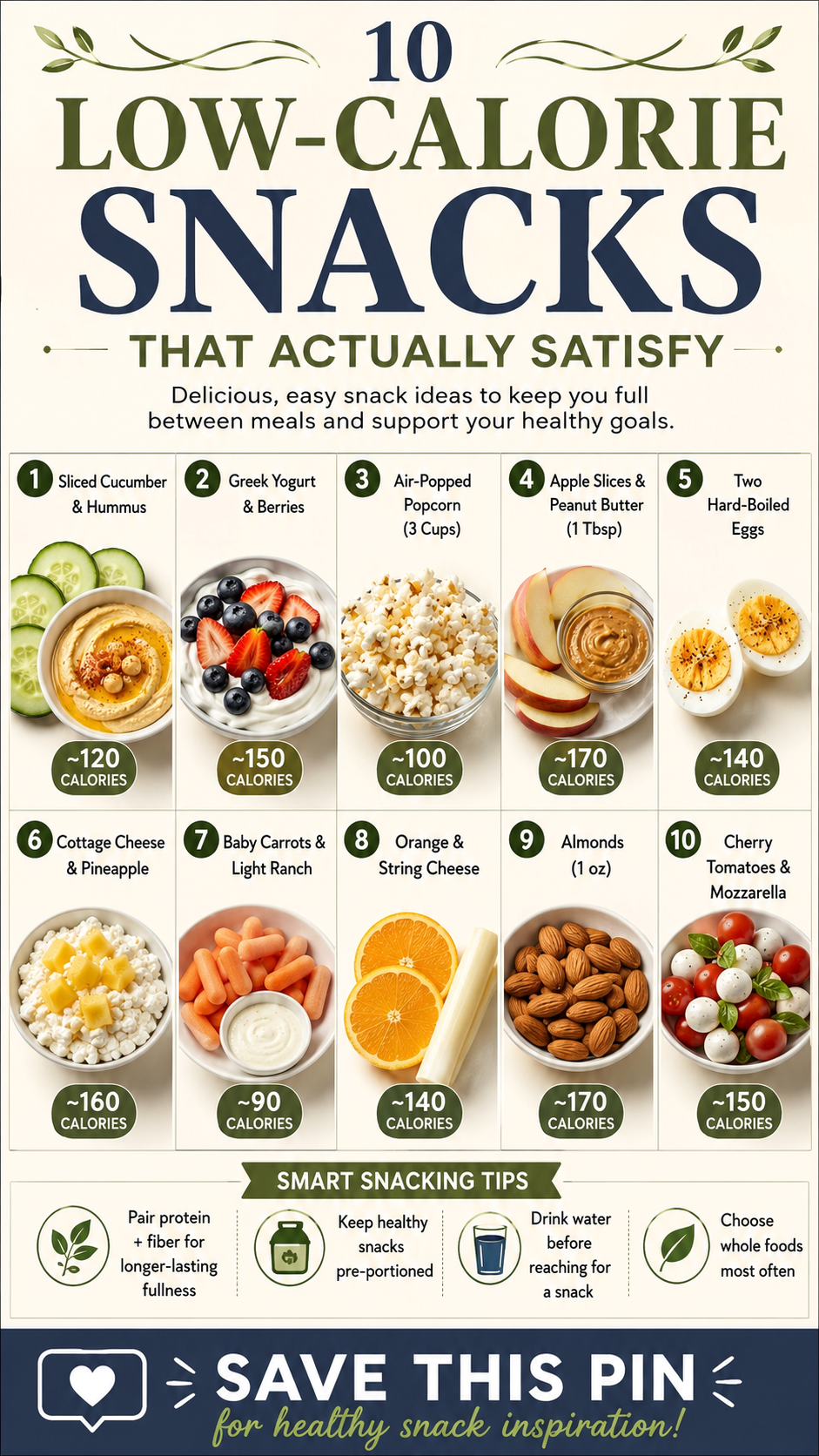 10 Low-Calorie Healthy Snacks That Actually Satisfy for Easy Weight Loss Ideas