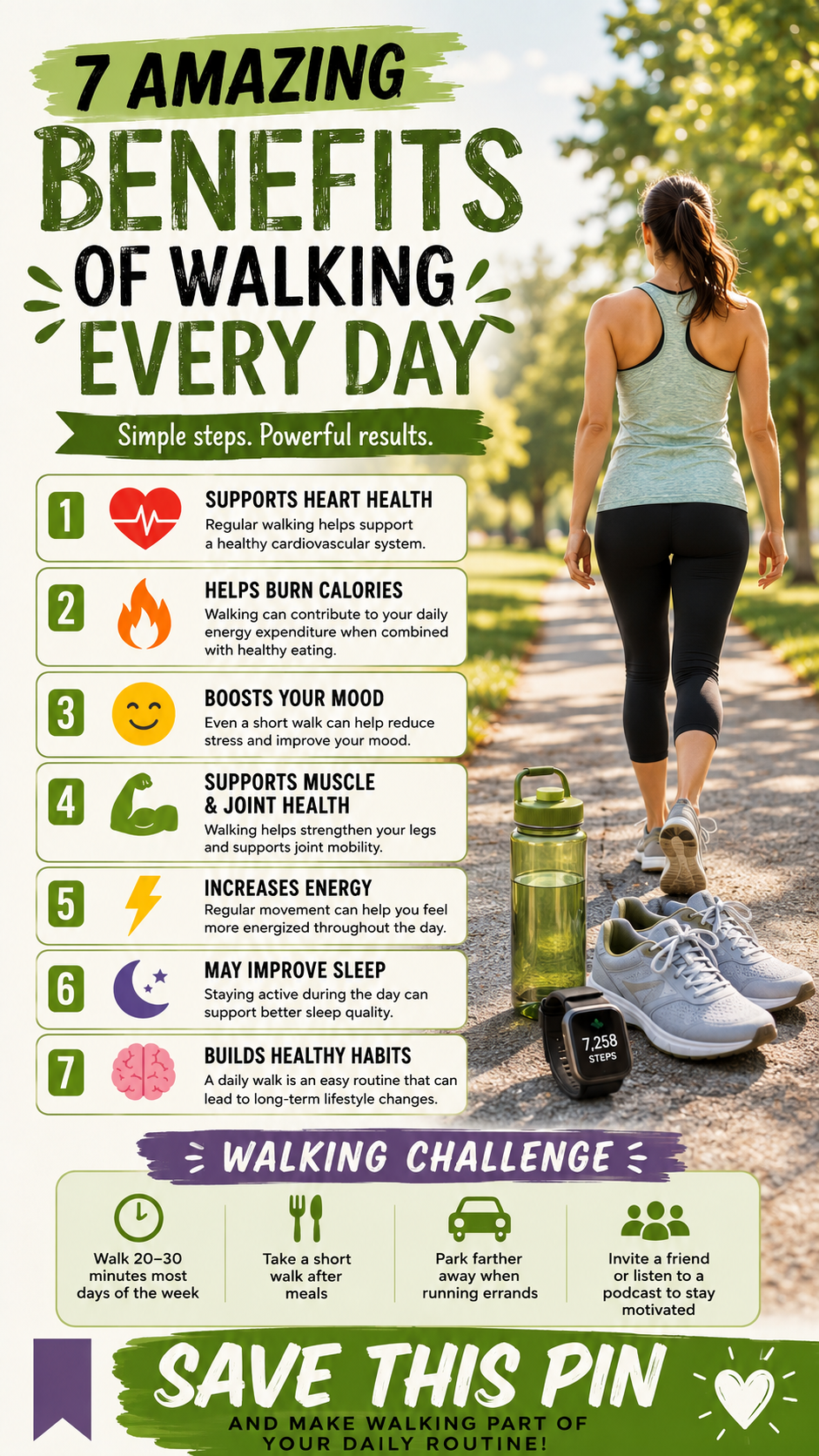 7 Amazing Benefits of Walking Every Day for Better Health and Fitness Tips