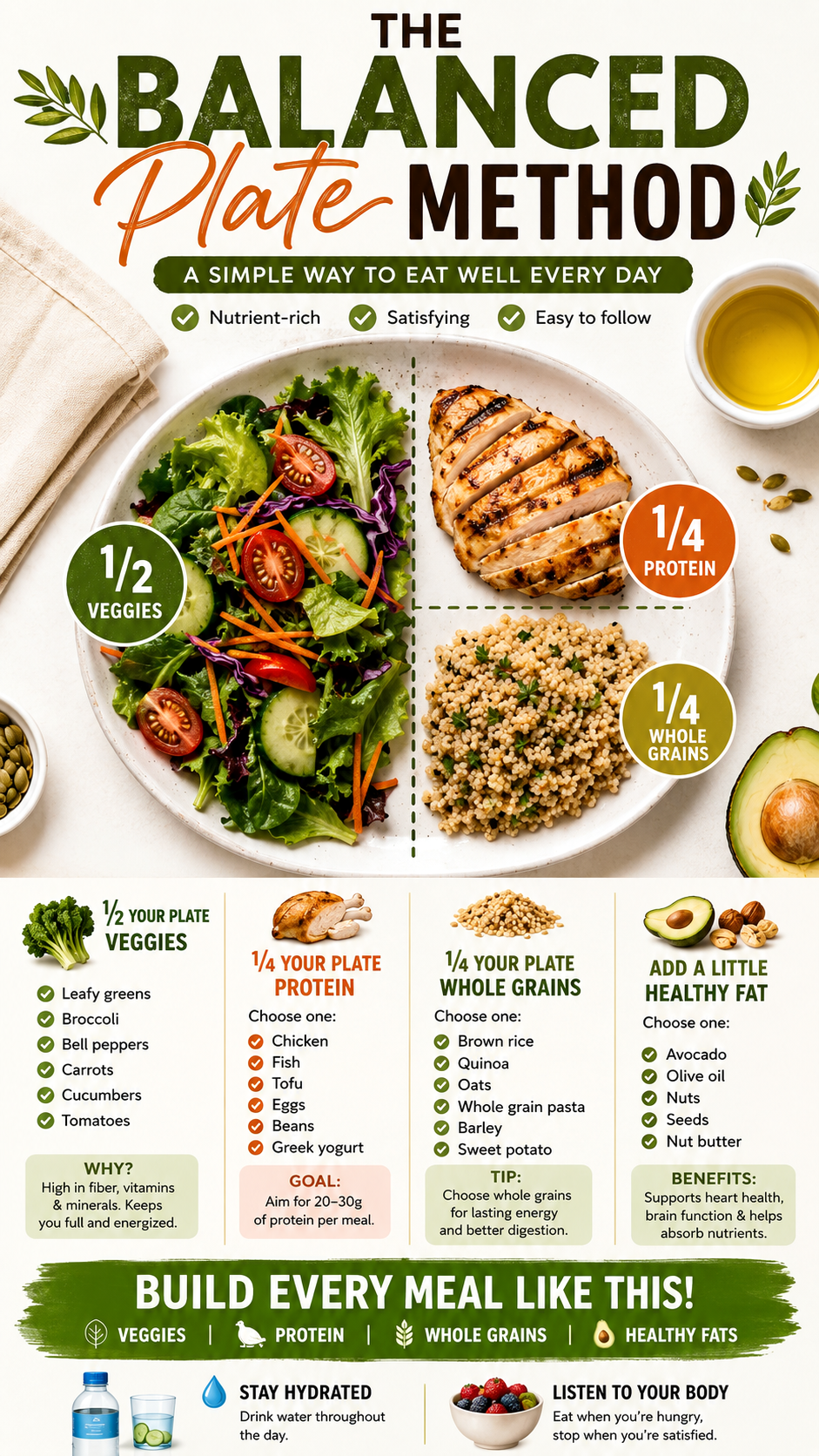 Healthy Dinner Recipes The Fat Loss Plate Formula for Easy Balanced Weight Loss Meals