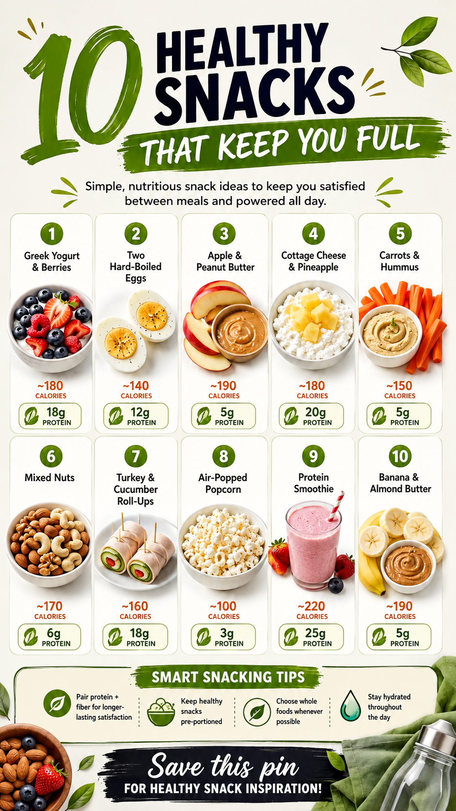 10 Healthy Snacks That Keep You Full High Protein Snack Ideas for Weight Loss  Energy
