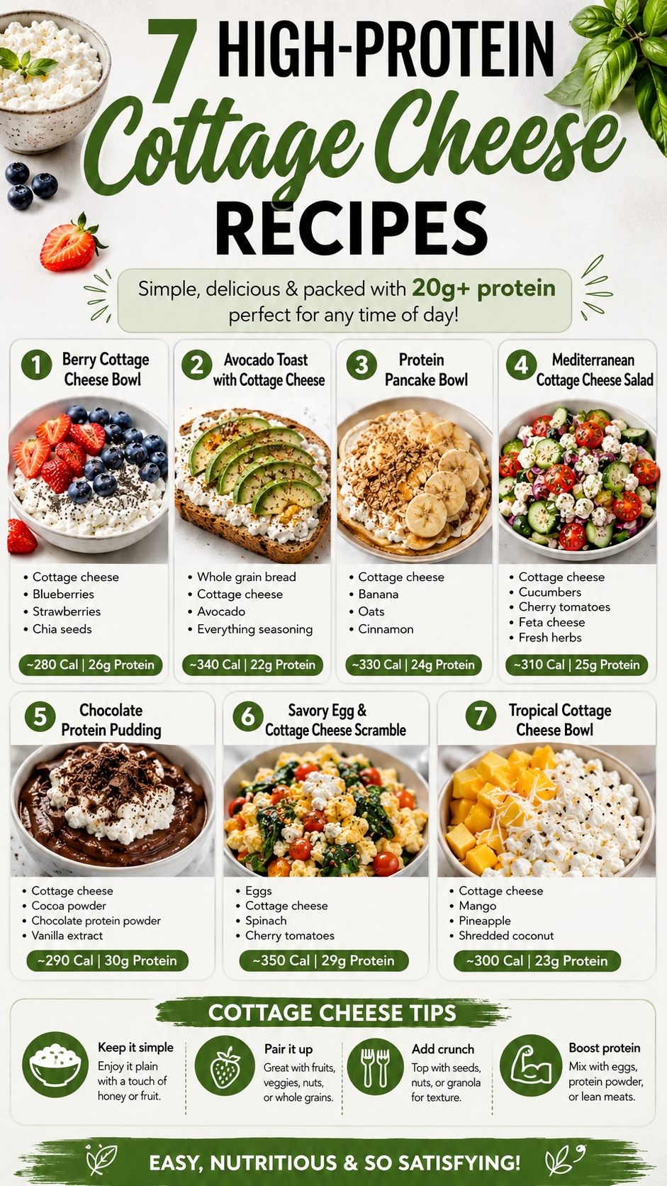 7 High-Protein Breakfast Ideas with Cottage Cheese for a Healthy Start